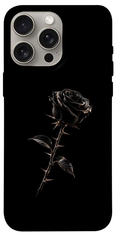Чехол itsPrint Чорна троянда для Apple iPhone 15 Pro Max (6.7"), armored, купить оптом с доставкой