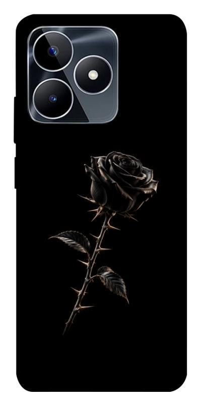 Чехол itsPrint Чорна троянда для Realme C53, armored, купить оптом с доставкой