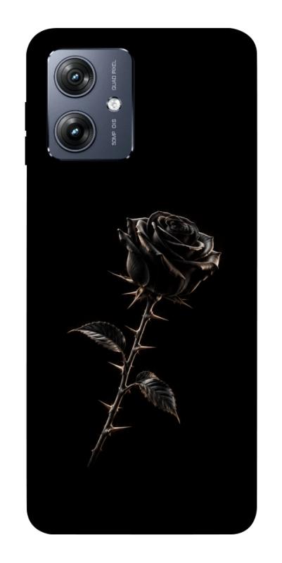 Чехол itsPrint Чорна троянда для Motorola Moto G54, armored, купить оптом с доставкой