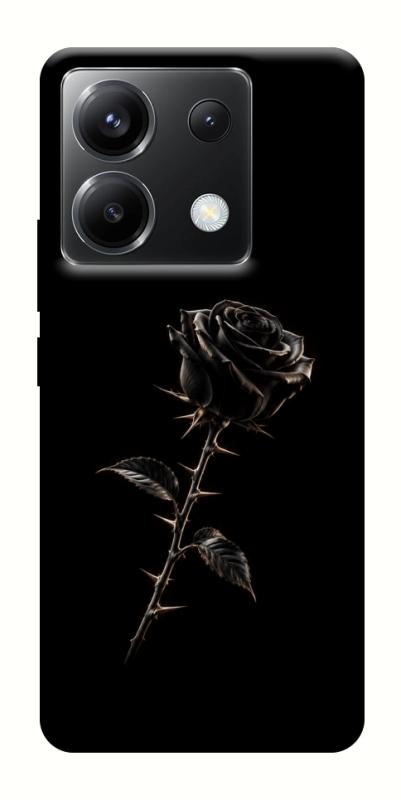 Чехол itsPrint Чорна троянда для Xiaomi Poco X6, armored, купить оптом с доставкой