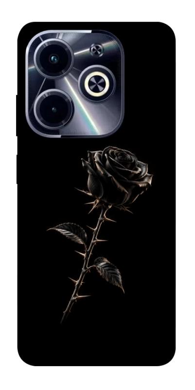 Чехол itsPrint Чорна троянда для Infinix Hot 40i, armored, купить оптом с доставкой