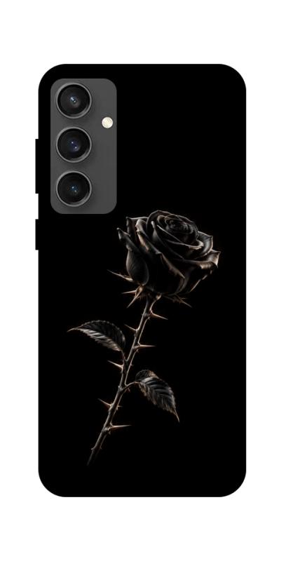 Чехол itsPrint Чорна троянда для Samsung Galaxy S24 FE, armored, купить оптом с доставкой