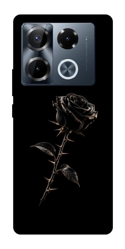 Чехол itsPrint Чорна троянда для Infinix Note 40 Pro 4G, armored, купить оптом с доставкой