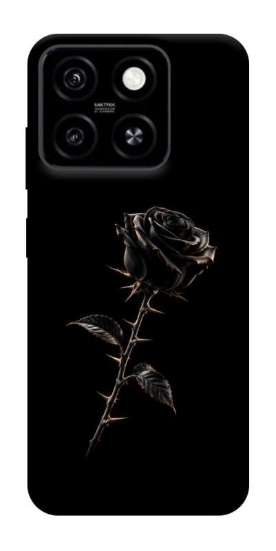 Чехол itsPrint Чорна троянда для ZTE Blade A55 4G, armored, купить оптом с доставкой