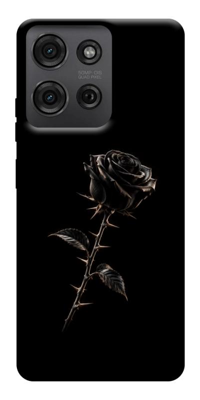 Чехол itsPrint Чорна троянда для Motorola Moto G75 5G, armored, купить оптом с доставкой