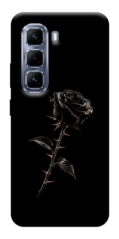 Чехол itsPrint Чорна троянда для Infinix Hot 50 Pro, armored, купить оптом с доставкой