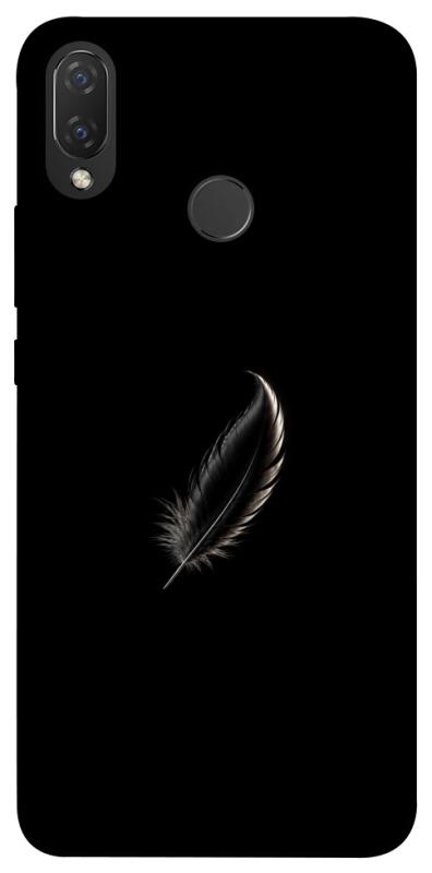 Чехол itsPrint Чорне перо для Huawei P Smart+ (nova 3i), armored, купить оптом с доставкой