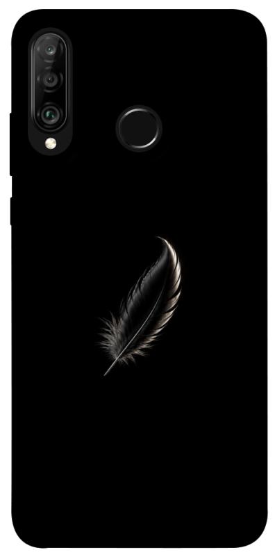 Чехол itsPrint Чорне перо для Huawei P30 lite, armored, купить оптом с доставкой