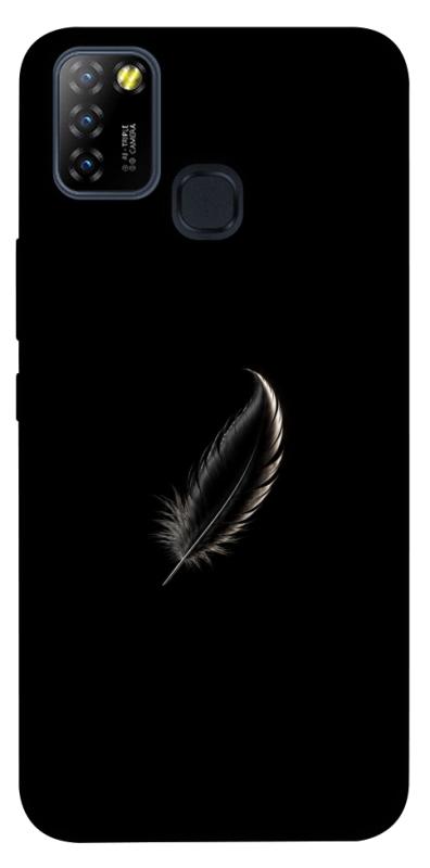 Чехол itsPrint Чорне перо для Infinix Hot 10 Lite, armored, купить оптом с доставкой