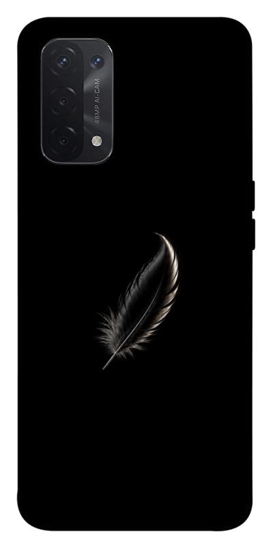 Чехол itsPrint Чорне перо для Oppo A54 4G, armored, купить оптом с доставкой