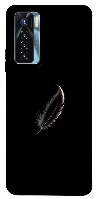 Чехол itsPrint Чорне перо для TECNO Camon 17 Pro, armored, купить оптом с доставкой