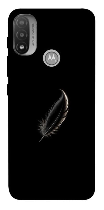 Чехол itsPrint Чорне перо для Motorola Moto E20, armored, купить оптом с доставкой