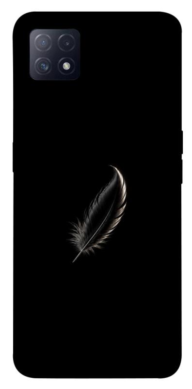 Чехол itsPrint Чорне перо для Oppo A72 5G / A73 5G, armored, купить оптом с доставкой