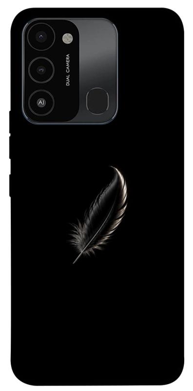 Чехол itsPrint Чорне перо для TECNO Spark 8C, armored, купить оптом с доставкой