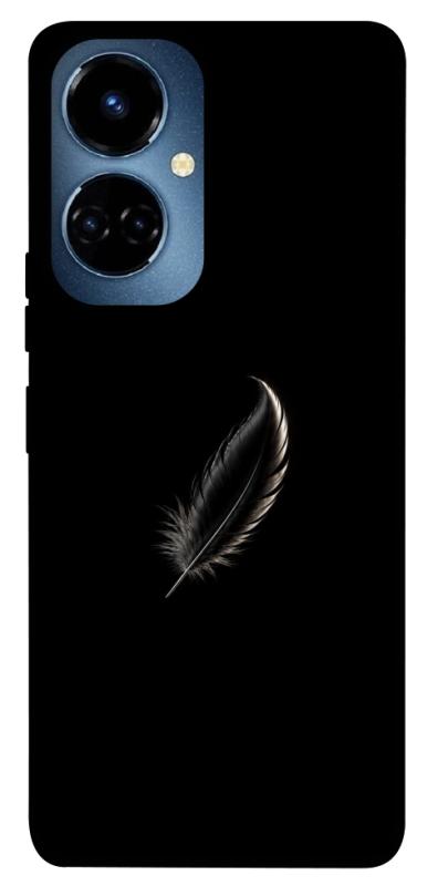 Чехол itsPrint Чорне перо для TECNO Camon 19 (CI6n) / 19 Pro (CI8n), armored, купить оптом с доставкой