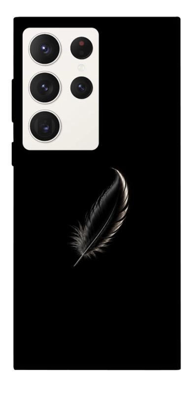 Чехол itsPrint Чорне перо для Samsung Galaxy S23 Ultra, armored, купить оптом с доставкой