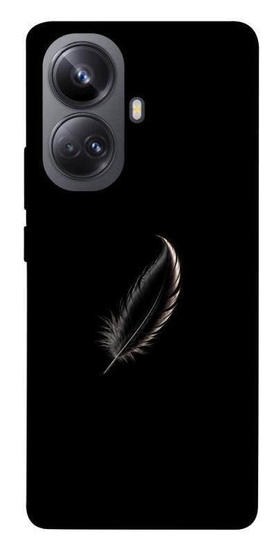 Чехол itsPrint Чорне перо для Realme 10 Pro+, armored, купить оптом с доставкой