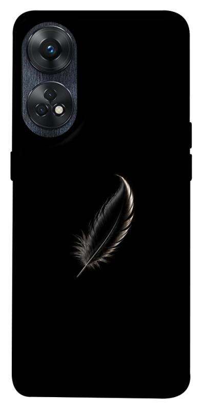 Чехол itsPrint Чорне перо для Oppo Reno 8 T 4G, armored, купить оптом с доставкой