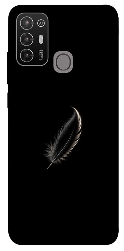 Чехол itsPrint Чорне перо для ZTE Blade A52, armored, купить оптом с доставкой