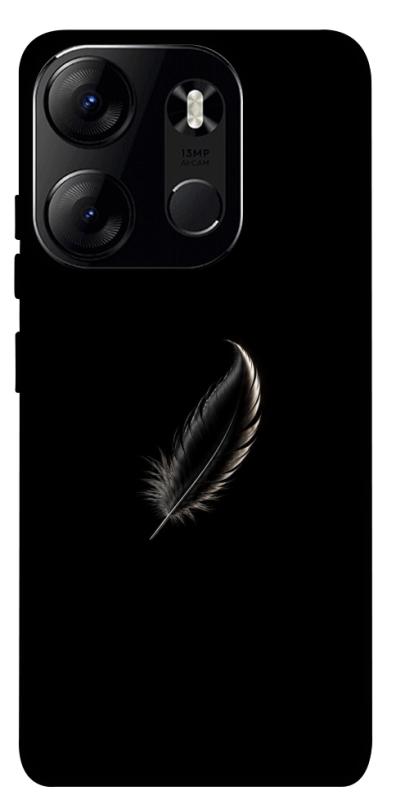 Чехол itsPrint Чорне перо для Tecno Spark Go 2023, armored, купить оптом с доставкой