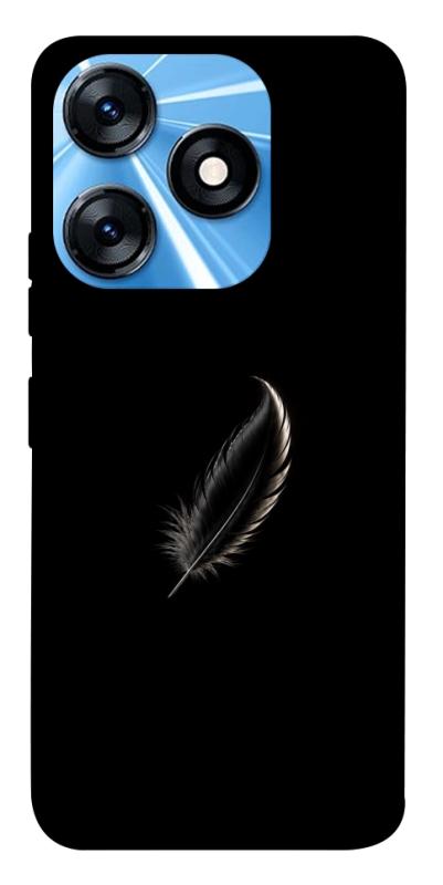 Чехол itsPrint Чорне перо для TECNO Spark 10 Pro, armored, купить оптом с доставкой