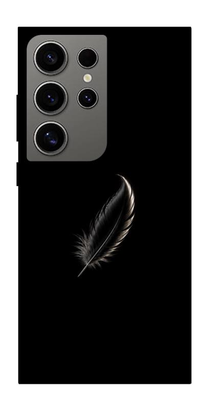 Чехол itsPrint Чорне перо для Samsung Galaxy S24 Ultra, armored, купить оптом с доставкой