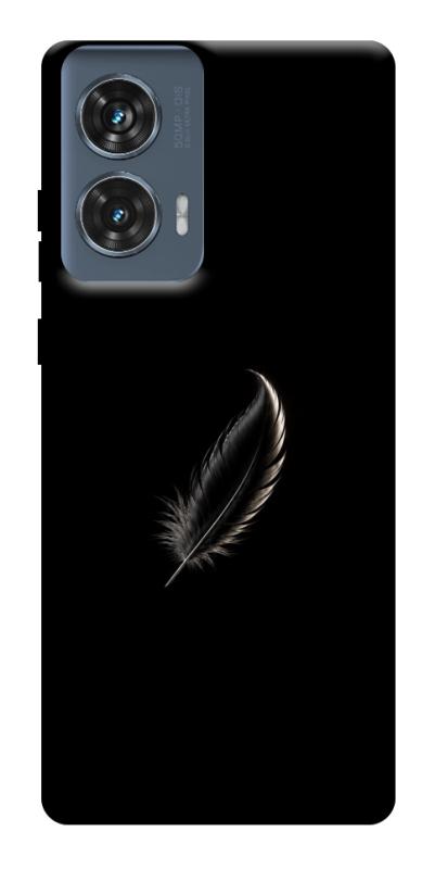 Чехол itsPrint Чорне перо для Motorola Edge 50 Fusion, armored, купить оптом с доставкой