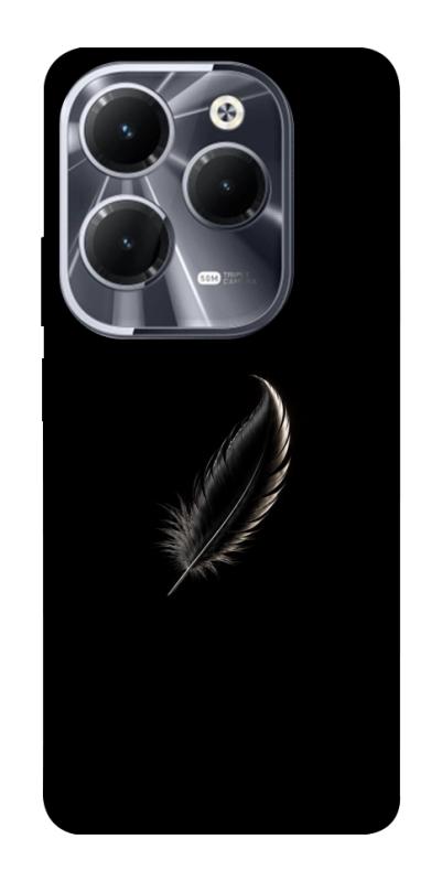 Чехол itsPrint Чорне перо для Infinix Hot 40, armored, купить оптом с доставкой