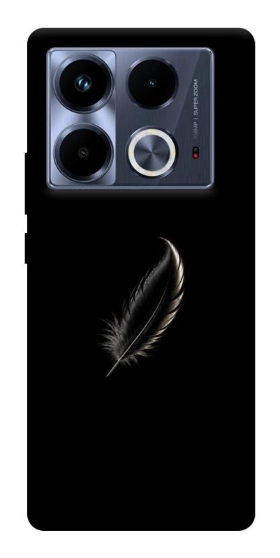 Чехол itsPrint Чорне перо для Infinix Note 40 4G, armored, купить оптом с доставкой