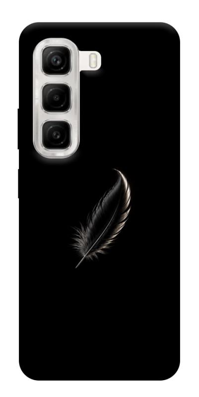 Чехол itsPrint Чорне перо для Infinix Hot 50 4G, armored, купить оптом с доставкой