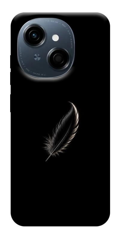Чехол itsPrint Чорне перо для TECNO Spark Go 1, armored, купить оптом с доставкой