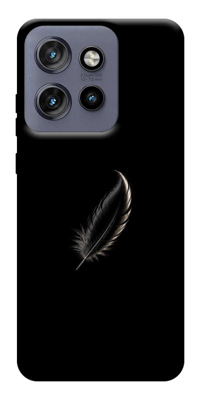 Чехол itsPrint Чорне перо для Motorola Edge 50 Neo, armored, купить оптом с доставкой