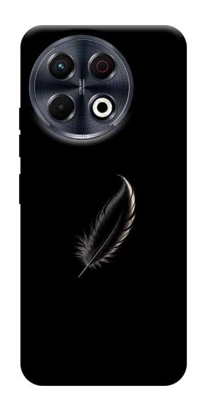Чехол itsPrint Чорне перо для TECNO Spark 30 Pro (KL7), armored, купить оптом с доставкой
