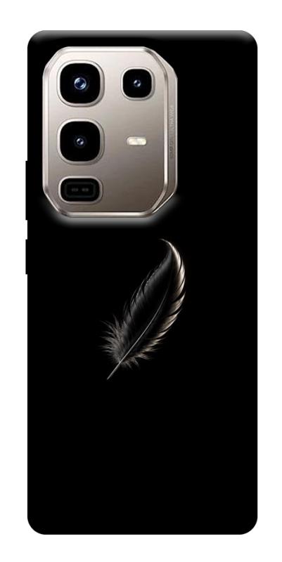 Чехол itsPrint Чорне перо для Infinix Note 50 Pro 4G, armored, купить оптом с доставкой
