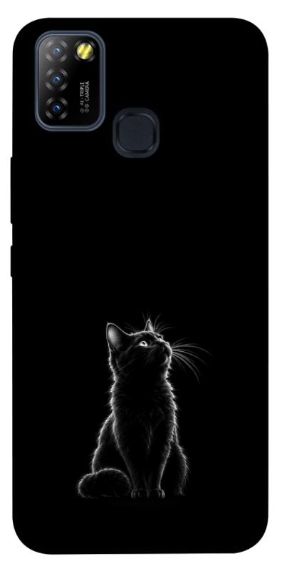 Чехол itsPrint Чорний кіт для Infinix Hot 10 Lite, armored, купить оптом с доставкой