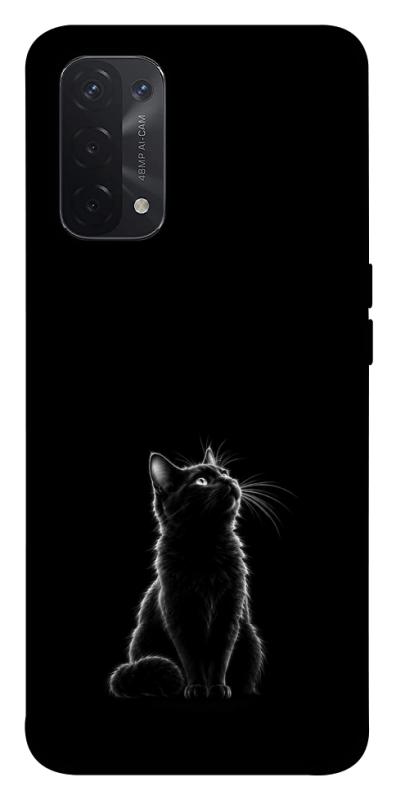 Чехол itsPrint Чорний кіт для Oppo A54 4G, armored, купить оптом с доставкой