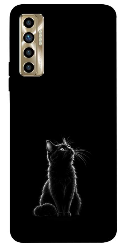 Чехол itsPrint Чорний кіт для TECNO Camon 17P, armored, купить оптом с доставкой