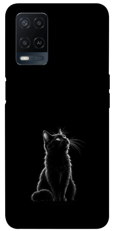 Чехол itsPrint Чорний кіт для Oppo A16s / A16, armored, купить оптом с доставкой