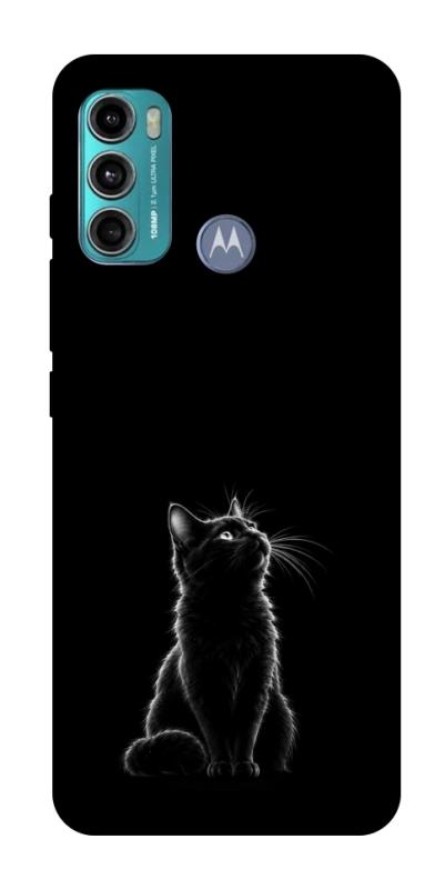 Чехол itsPrint Чорний кіт для Motorola Moto G60, armored, купить оптом с доставкой