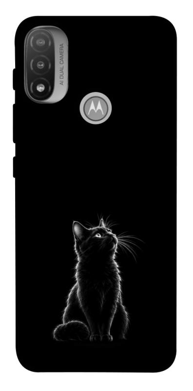Чехол itsPrint Чорний кіт для Motorola Moto E20, armored, купить оптом с доставкой