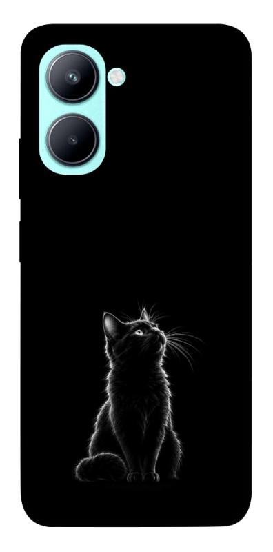 Чехол itsPrint Чорний кіт для Realme C33, armored, купить оптом с доставкой