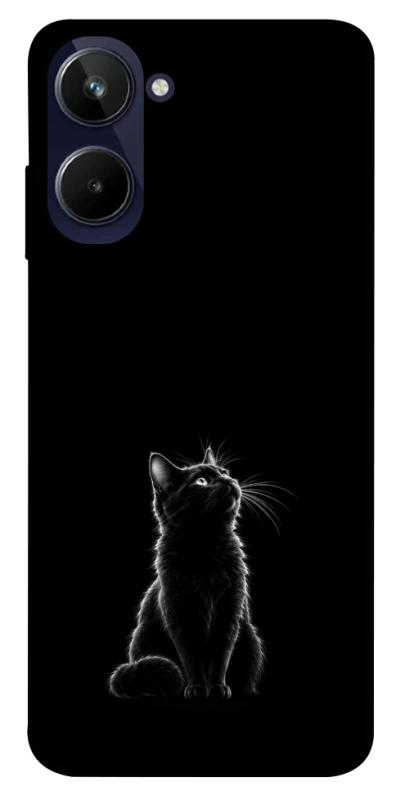 Чехол itsPrint Чорний кіт для Realme 10 4G, armored, купить оптом с доставкой