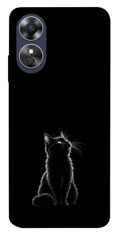 Чехол itsPrint Чорний кіт для Oppo A17, armored, купить оптом с доставкой