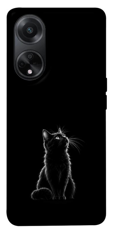Чехол itsPrint Чорний кіт для Oppo A98, armored, купить оптом с доставкой