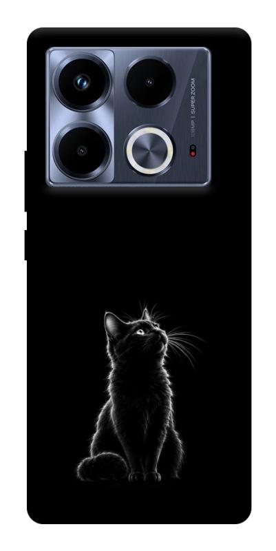 Чехол itsPrint Чорний кіт для Infinix Note 40 4G, armored, купить оптом с доставкой