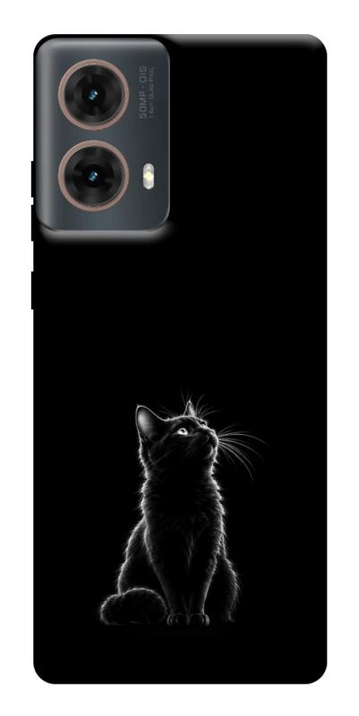 Чехол itsPrint Чорний кіт для Motorola Moto G85, armored, купить оптом с доставкой