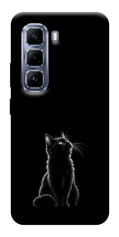 Чехол itsPrint Чорний кіт для Infinix Hot 50 Pro, armored, купить оптом с доставкой