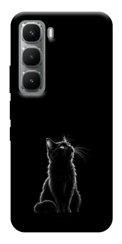 Чехол itsPrint Чорний кіт для Infinix Hot 60 Pro, armored, купить оптом с доставкой