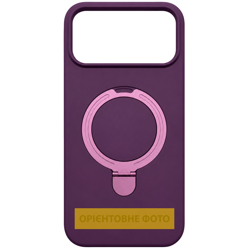Чехол TPU Liquid Silk with Ring для Xiaomi Redmi Note 17, Plum, TPU, купить оптом с доставкой