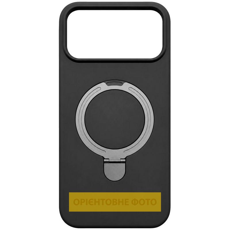 Чехол TPU Liquid Silk with Ring для Xiaomi Redmi Note 17 Pro, Black, TPU, купить оптом с доставкой